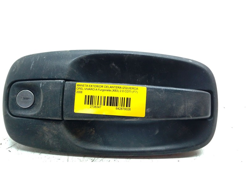 Recambio de maneta exterior delantera izquierda para opel vivaro a furgoneta (x83) 2.0 cdti (f7) referencia OEM IAM   
