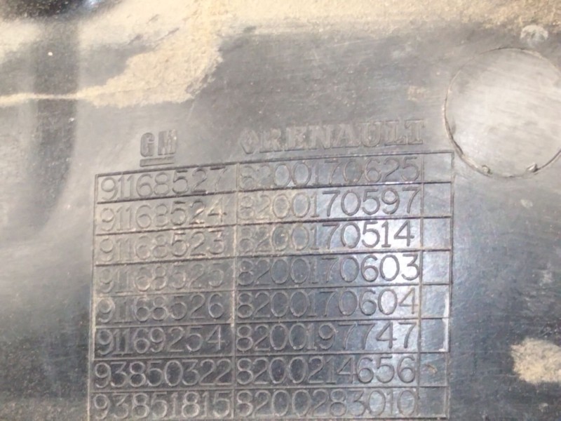 Recambio de maneta exterior delantera derecha para opel vivaro a furgoneta (x83) 2.0 cdti (f7) referencia OEM IAM 8200170625 911