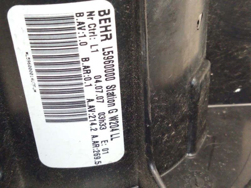 Recambio de motor calefaccion para mercedes-benz clase c (w204) berlina c 220 cdi (204.008) referencia OEM IAM   