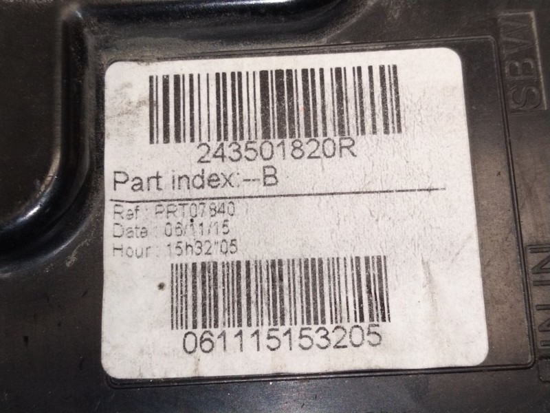 Recambio de caja fusibles para opel vivaro b autobús (x82) 1.6 cdti (06) referencia OEM IAM 243501820R  