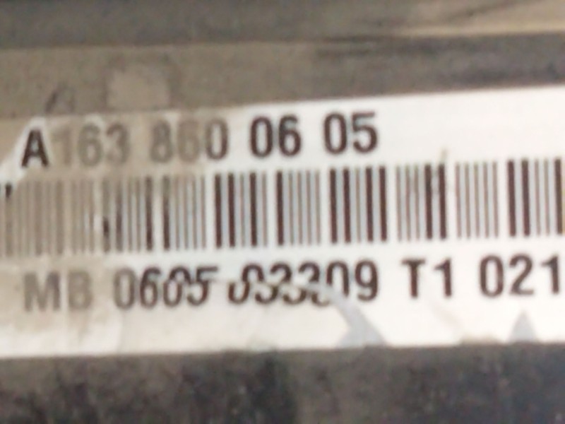 Recambio de modulo electronico para mercedes-benz clase m (w163) ml 270 cdi (163.113) referencia OEM IAM A1638600605  