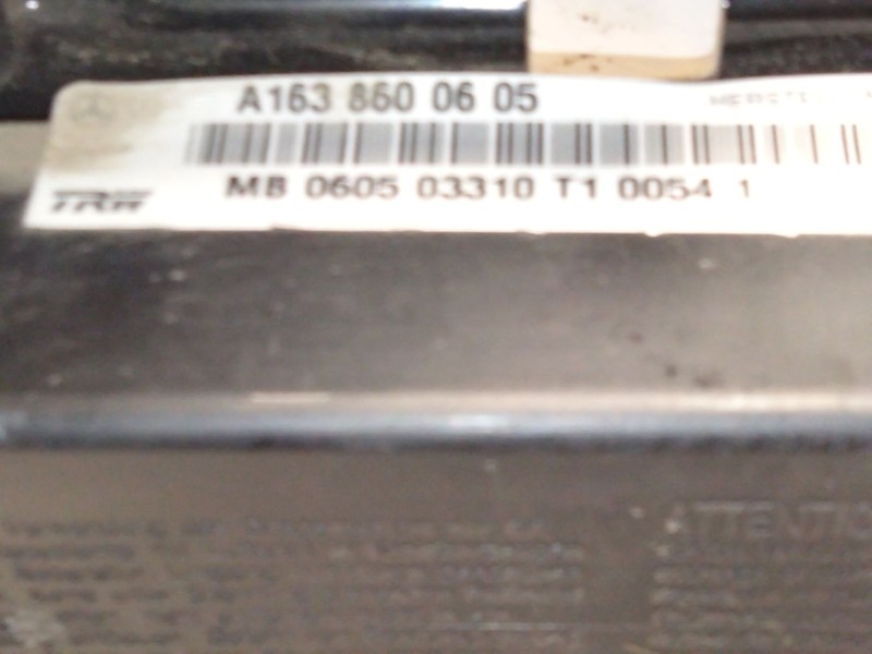 Recambio de modulo electronico para mercedes-benz clase m (w163) ml 270 cdi (163.113) referencia OEM IAM A1638600605  