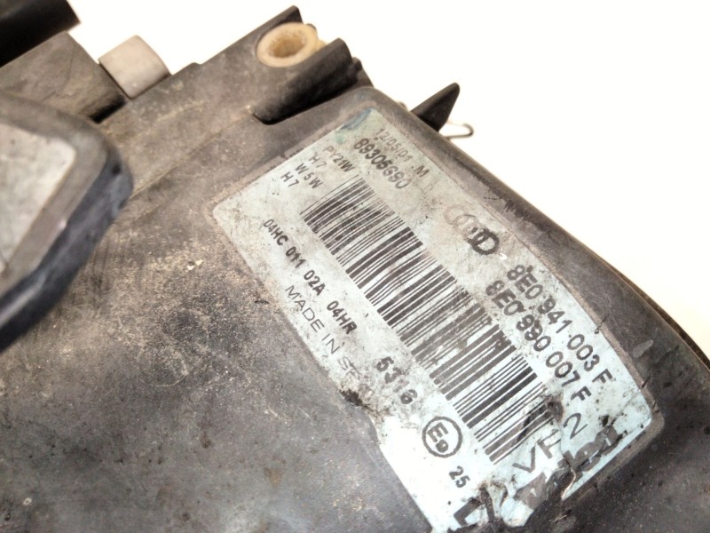 Recambio de faro izquierdo para audi a4 b6 (8e2) 1.8 t referencia OEM IAM 8E0941003F  