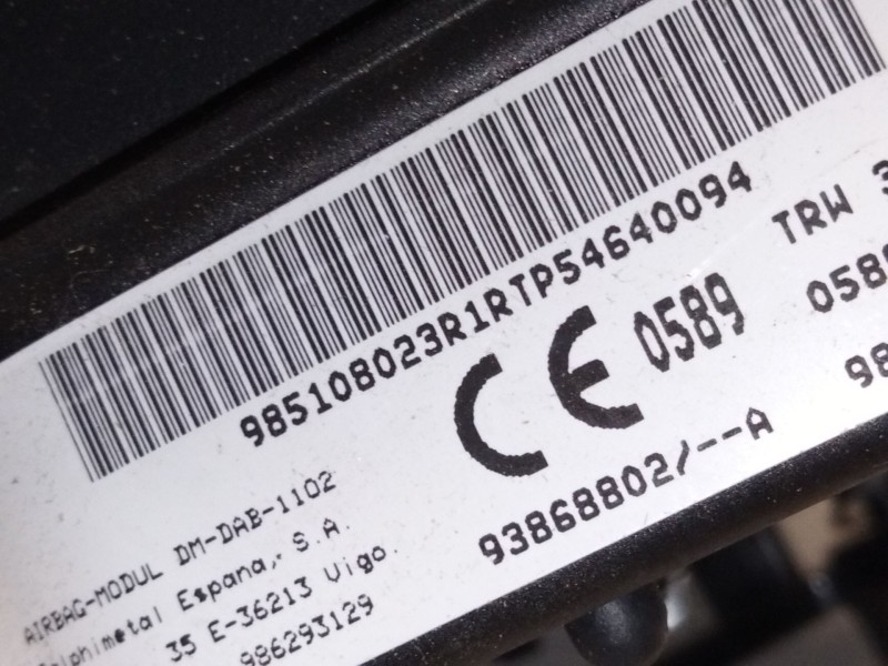 Recambio de airbag delantero izquierdo para opel vivaro b autobús (x82) 1.6 cdti (06) referencia OEM IAM 985108023R  