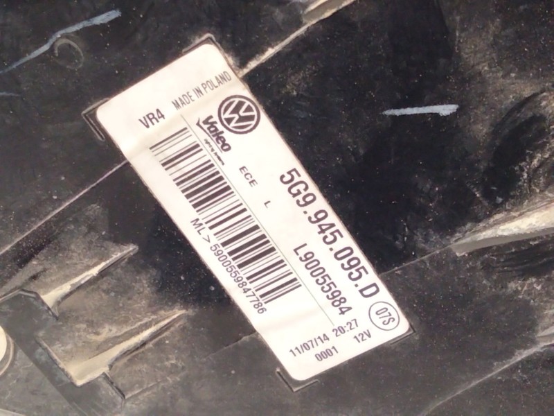 Recambio de piloto trasero izquierdo para volkswagen golf vii sportsvan advance bluemotion tech referencia OEM IAM   