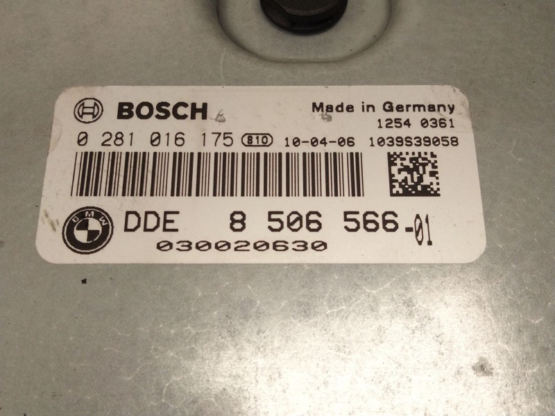 Recambio de centralita motor uce para bmw 3 (e90) 320 d referencia OEM IAM 850656601 0281016175 1039S39058