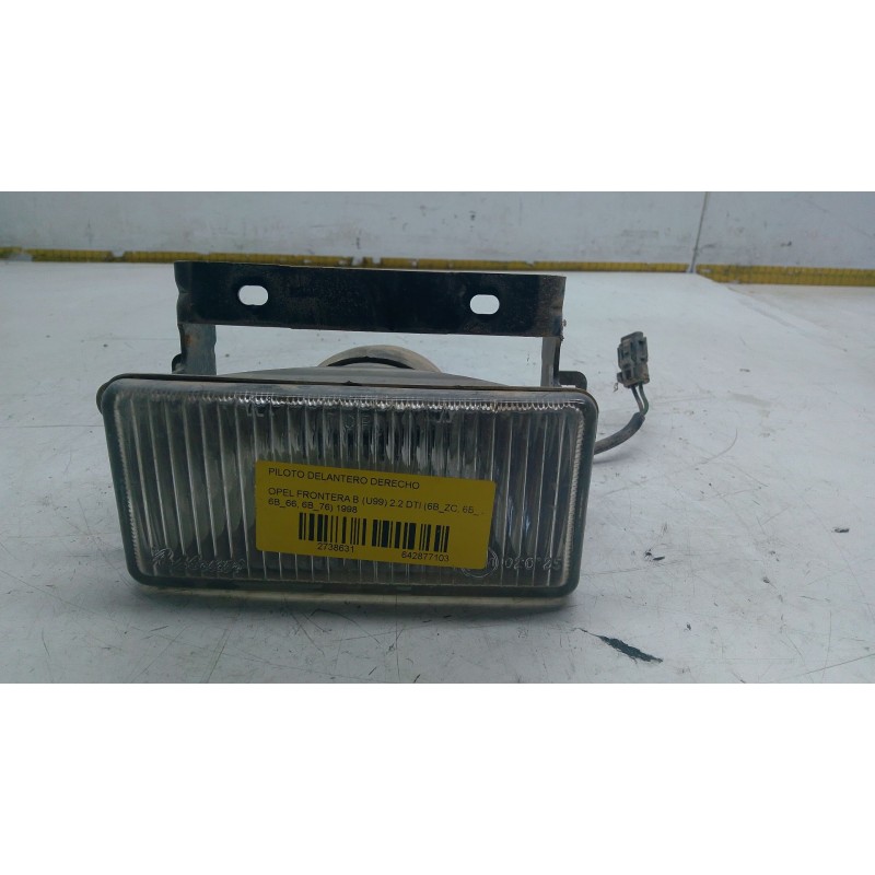 Recambio de piloto delantero derecho para opel frontera b (u99) 2.2 dti (6b_zc, 6b_vf, 6b_66, 6b_76) referencia OEM IAM   