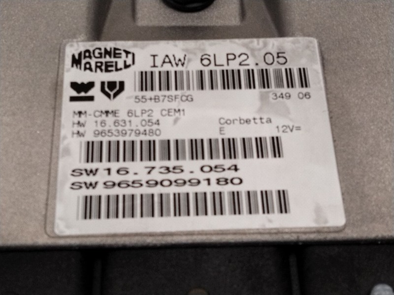 Recambio de centralita motor uce para citroën c4 i (lc_) 1.4 16v referencia OEM IAM 9659099180 16738054 9653979480