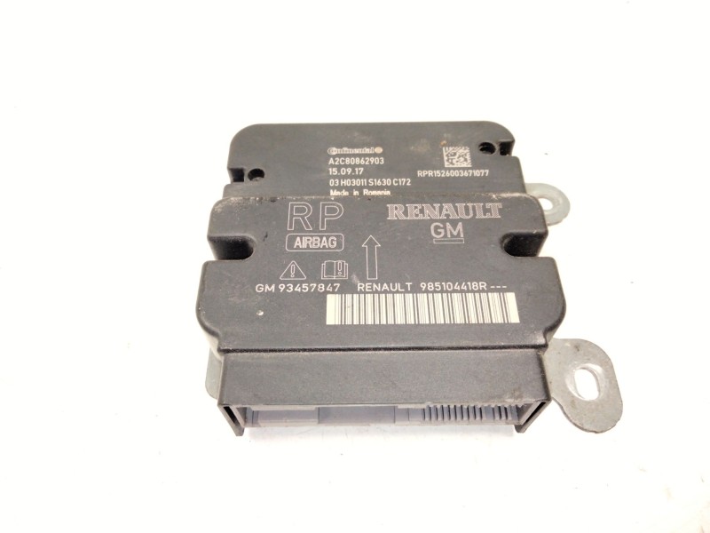 Recambio de centralita airbag para opel vivaro b autobús (x82) 1.6 cdti (06) referencia OEM IAM 985104418R A2C80862903 93457847