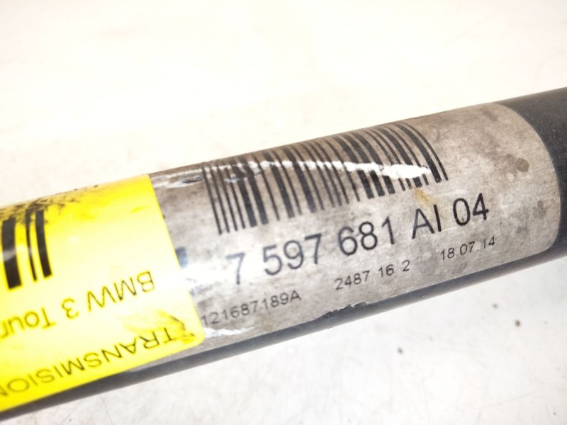 Recambio de transmision trasera izquierda para bmw 3 touring (f31) 318 d referencia OEM IAM 7597681  