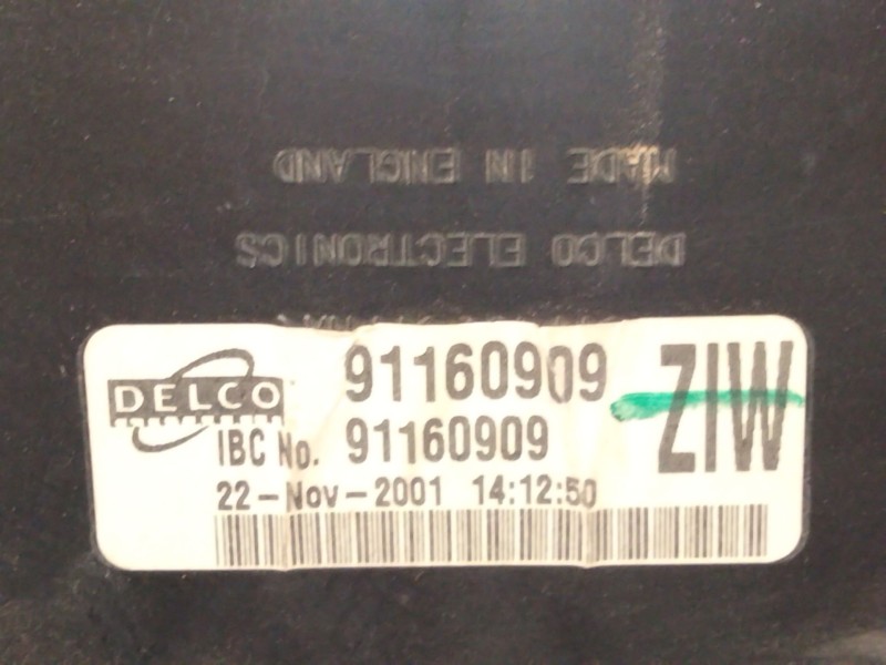 Recambio de cuadro instrumentos para opel frontera b (u99) 2.2 dti (6b_zc, 6b_vf, 6b_66, 6b_76) referencia OEM IAM 91160909  