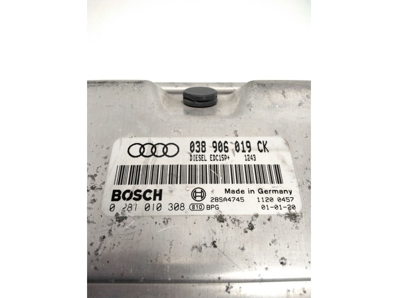 Recambio de centralita motor uce para audi a3 (8l) 1.9 tdi ambiente referencia OEM IAM 038906019CK 0281010308 28SA4745