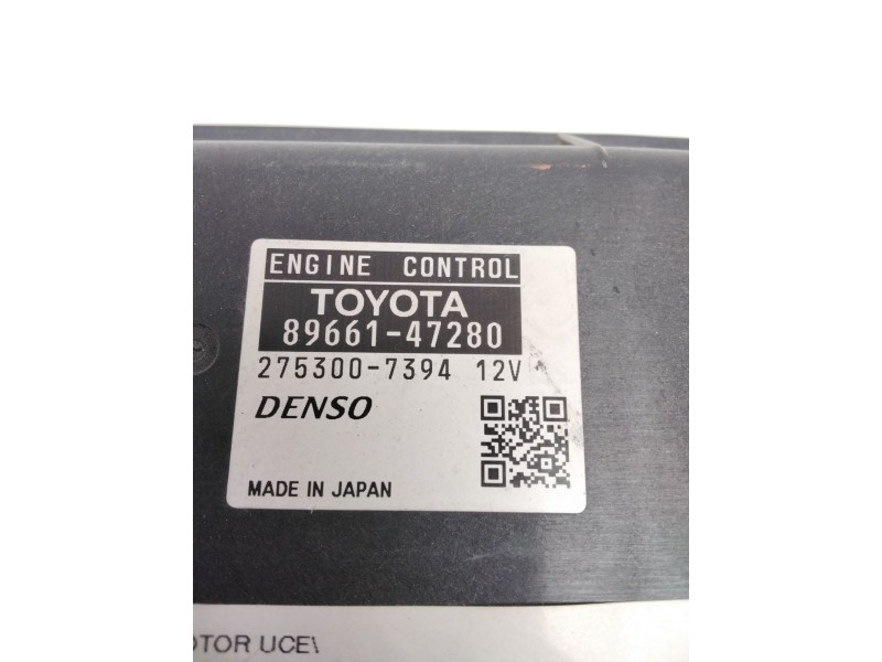 Recambio de centralita motor uce para toyota prius (nhw20) executive referencia OEM IAM 8966147280 2753007394 