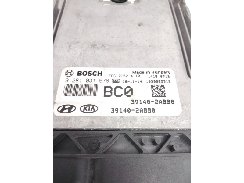 Recambio de centralita motor uce para hyundai i30 (gd) tecno referencia OEM IAM 391402ABB0 0281031578 1039S85312