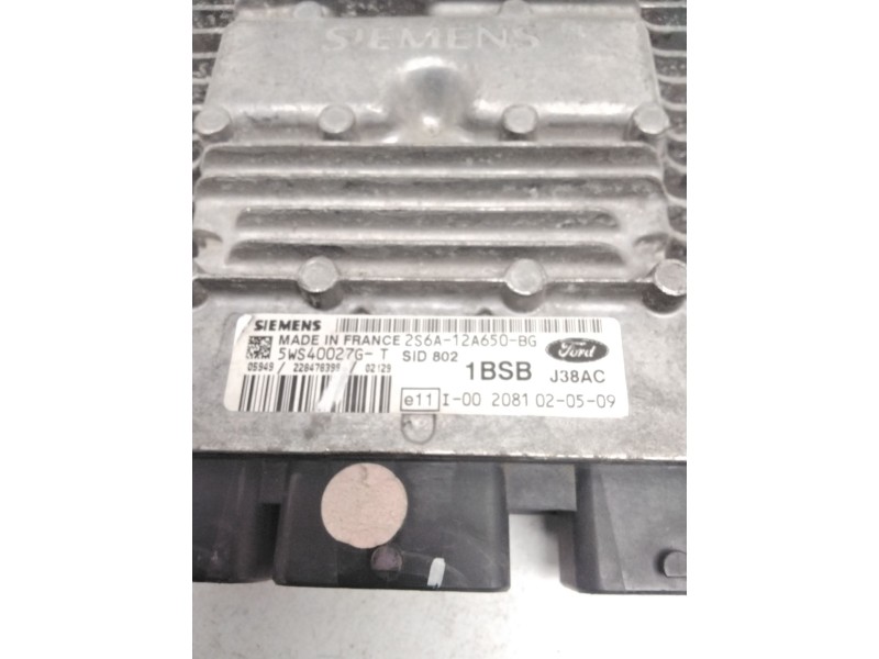 Recambio de centralita motor uce para ford fiesta (cbk) ambiente referencia OEM IAM 2S6A12A650BG 5WS40027G J38AC