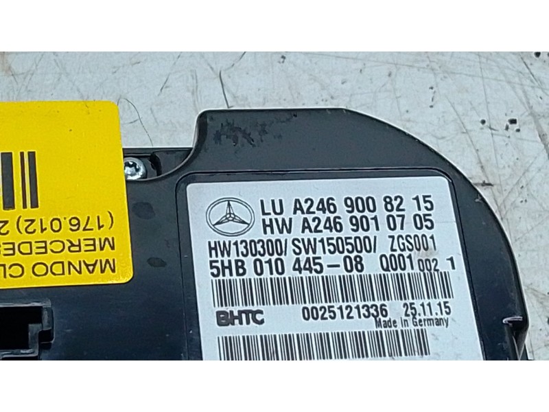 Recambio de mando climatizador para mercedes-benz clase a (w176) a 180 cdi / d (176.012) referencia OEM IAM A2469008215  