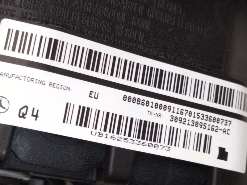 Recambio de airbag delantero izquierdo para mercedes-benz clase a (w176) a 180 cdi / d (176.012) referencia OEM IAM   
