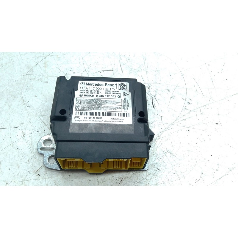 Recambio de centralita airbag para mercedes-benz clase a (w176) a 180 cdi / d (176.012) referencia OEM IAM 0285012552  