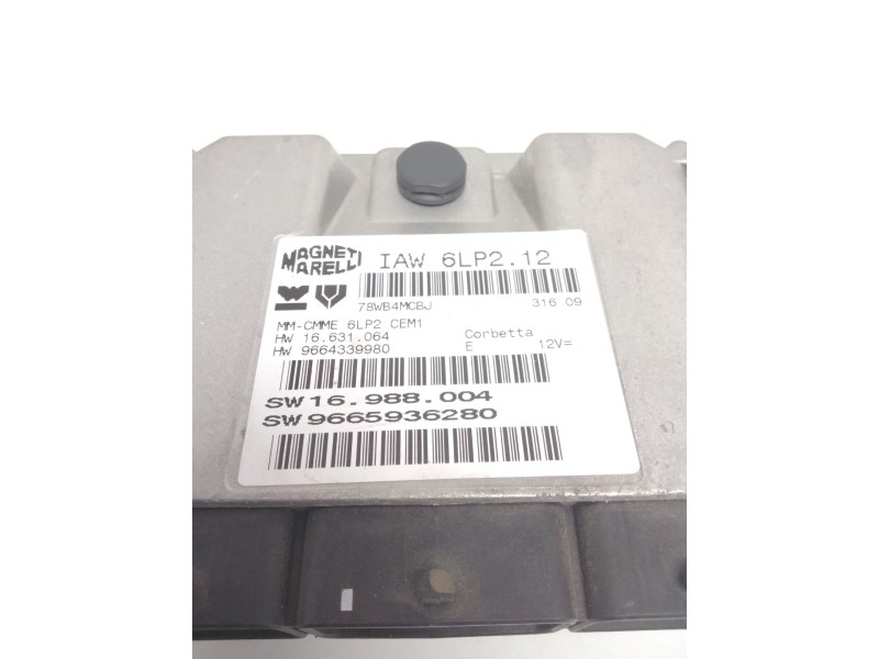 Recambio de centralita motor uce para citroën c4 berlina collection referencia OEM IAM IAW6LP212 16988004 9665936280