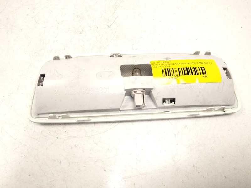 Recambio de luz interior para mercedes-benz clase a (w176) a 180 cdi / d (176.012) referencia OEM IAM A2048204801  