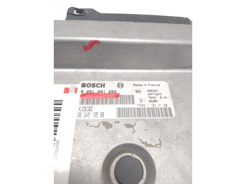 Recambio de centralita motor uce para peugeot 406 (8b) 1.9 td referencia OEM IAM 0281001262 9624519580 XUDBC02