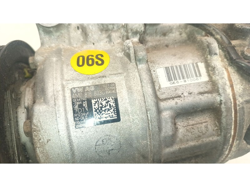 Recambio de compresor aire acondicionado para audi q8 (4mn, 4mt) rs mild hybrid quattro referencia OEM IAM 4M0816803C  