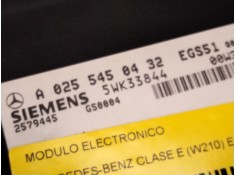 Recambio de modulo electronico para mercedes-benz clase e (w210) e 220 cdi (210.006) referencia OEM IAM A0255450432   2