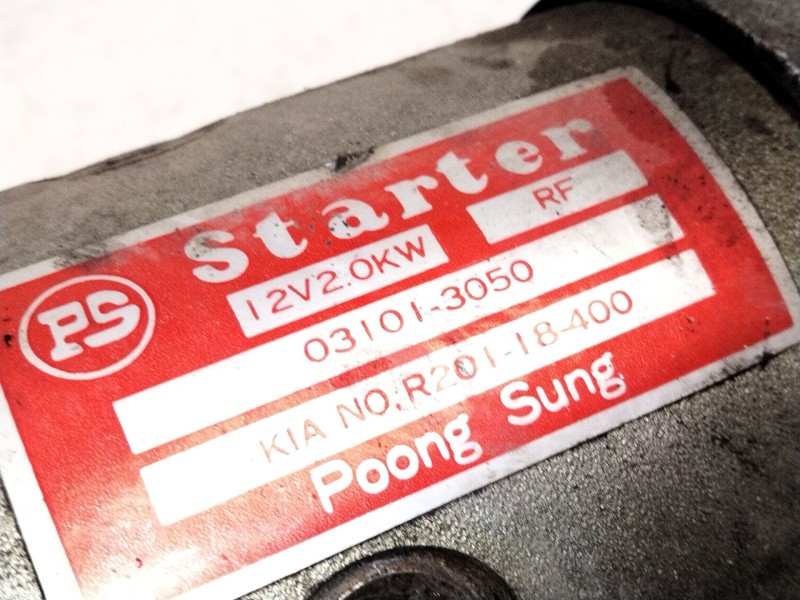 Recambio de motor arranque para kia sportage ii (je_, km_) 2.0 crdi referencia OEM IAM 031013050  
