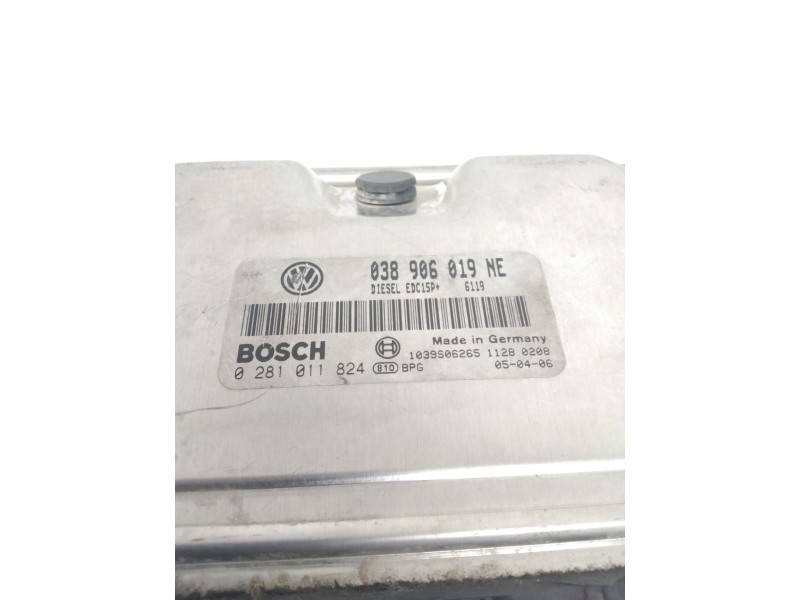 Recambio de centralita motor uce para seat ibiza iii (6l1) 1.9 sdi referencia OEM IAM 038906019NE 0281011824 1039S06265