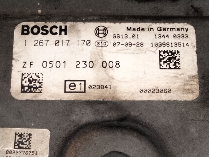 Recambio de centralita cambio automatico para iveco daily caja cerrada (2006 =>) 2.3 diesel referencia OEM IAM ZF0501230008 1267