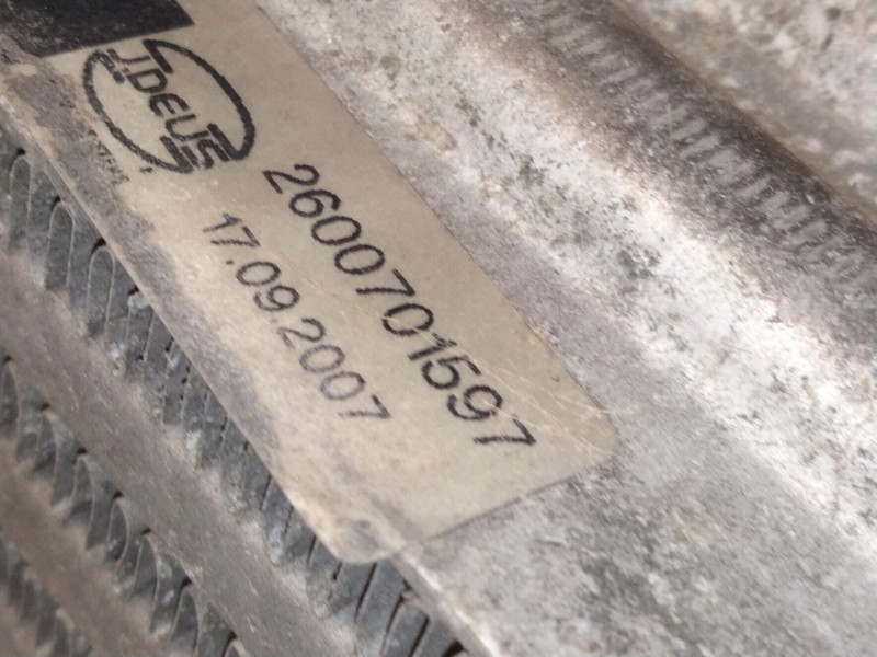 Recambio de intercooler para iveco daily caja cerrada (2006 =>) 2.3 diesel referencia OEM IAM 2600701597  