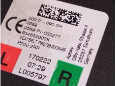 Recambio de cinturon seguridad trasero derecho para volvo xc60 ii (246) b4 mild-hybrid referencia OEM IAM 39838359   2