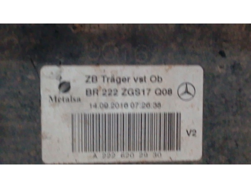 Recambio de panel frontal para mercedes-benz clase s (w222, v222, x222) s 350 bluetec / d (222.132, 222.032, 222.123) referencia