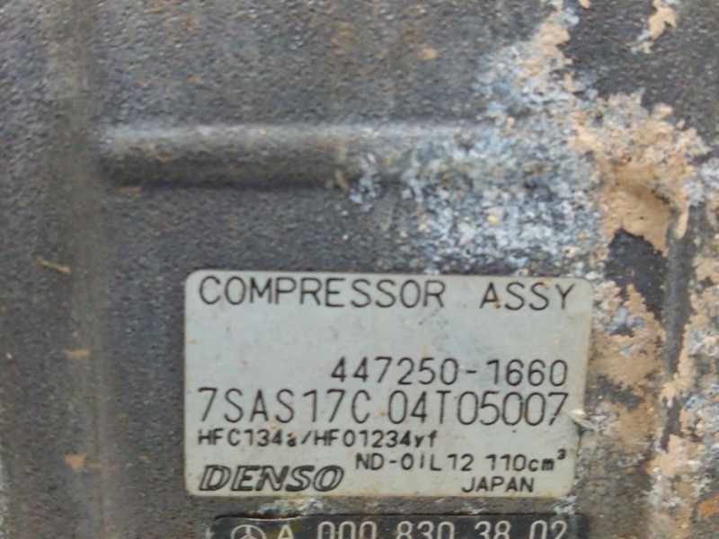 Recambio de compresor aire acondicionado para mercedes-benz clase s (w222, v222, x222) s 350 bluetec / d (222.132, 222.032, 222.