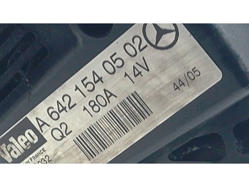 Recambio de alternador para mercedes-benz clase r (w251, v251) r 320 cdi 4-matic (251.022, 251.122) referencia OEM IAM A64215405