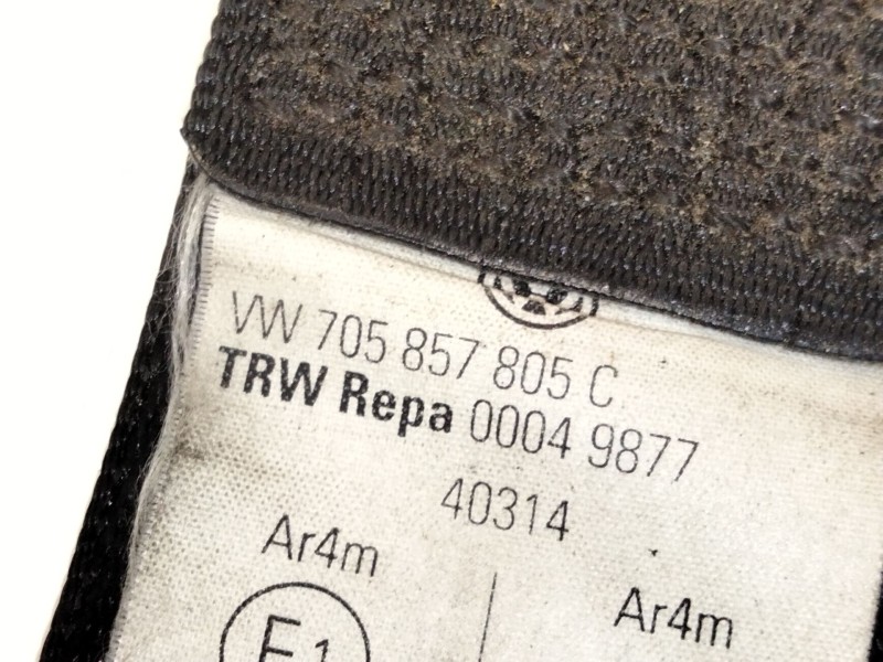 Recambio de cinturon seguridad delantero derecho para volkswagen t4 bus (mod. 1991) caravelle referencia OEM IAM 705857805C  