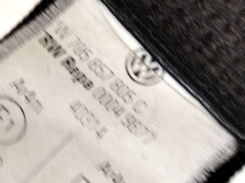 Recambio de cinturon seguridad delantero izquierdo para volkswagen t4 bus (mod. 1991) caravelle referencia OEM IAM 705857805C  