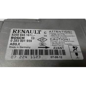 Recambio de centralita airbag para renault clio iii exception referencia OEM IAM 8200645161 0285001959 AB9X