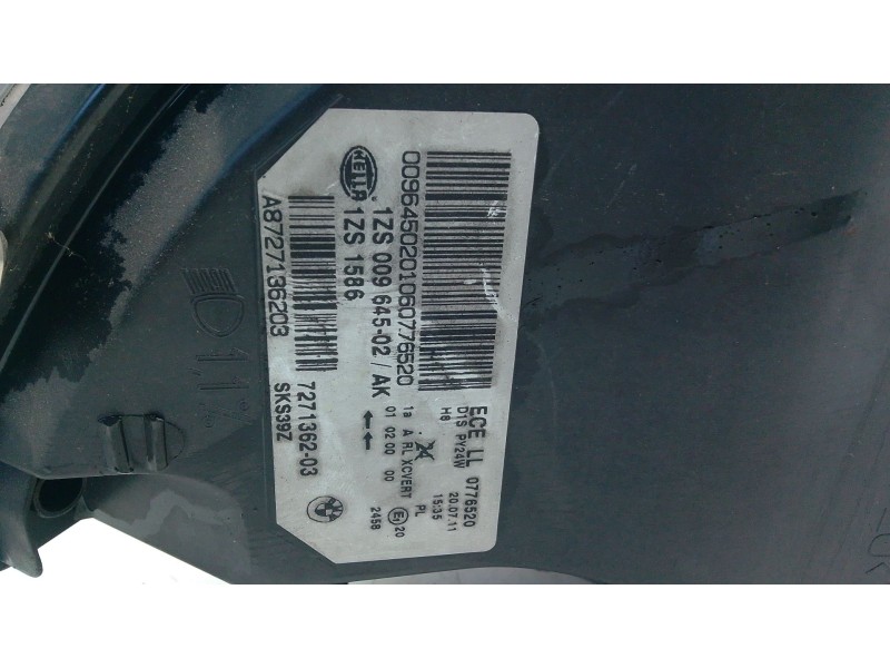 Recambio de faro derecho para bmw x6 (e71, e72) xdrive 40 d referencia OEM IAM 727136203  