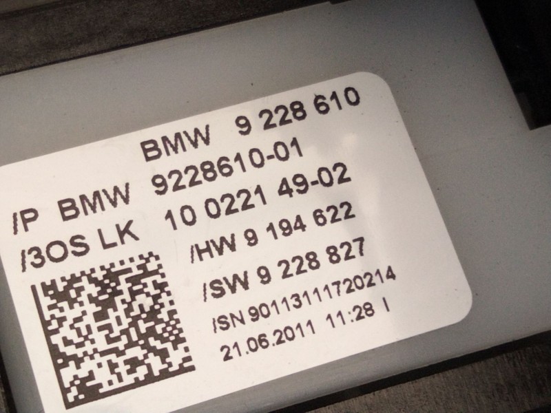 Recambio de palanca cambio para bmw x6 (e71, e72) xdrive 40 d referencia OEM IAM 9228610  