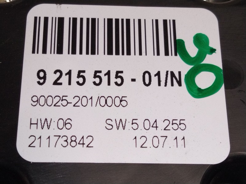 Recambio de mando climatizador para bmw x6 (e71, e72) xdrive 40 d referencia OEM IAM 9215515  