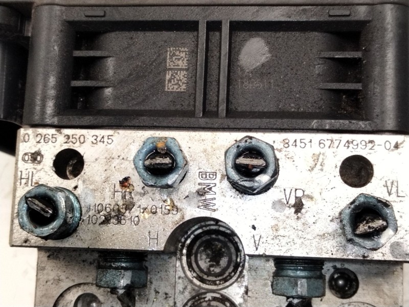 Recambio de abs para bmw x6 (e71, e72) xdrive 40 d referencia OEM IAM 6774992 0265250345 