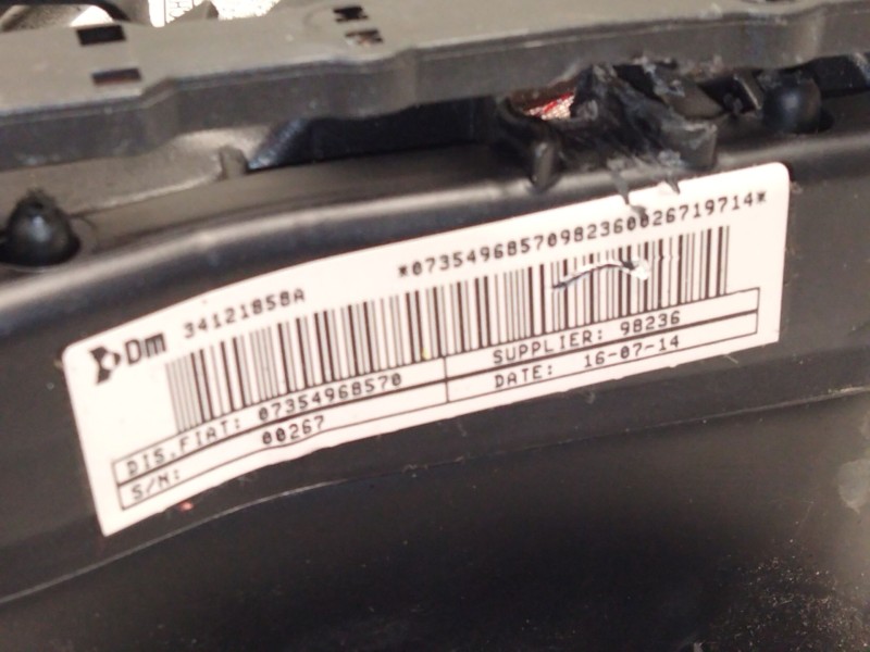 Recambio de airbag delantero izquierdo para fiat doblo cargo (263_) 1.6 d multijet referencia OEM IAM 07354968578  