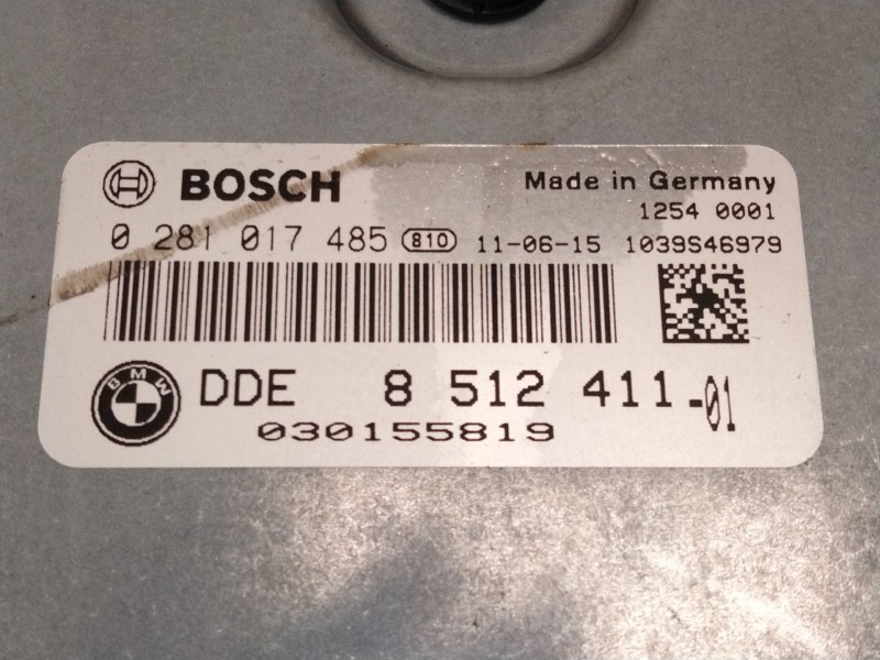 Recambio de centralita motor uce para bmw x6 (e71, e72) xdrive 40 d referencia OEM IAM 8512411 0281017485 1039S46979
