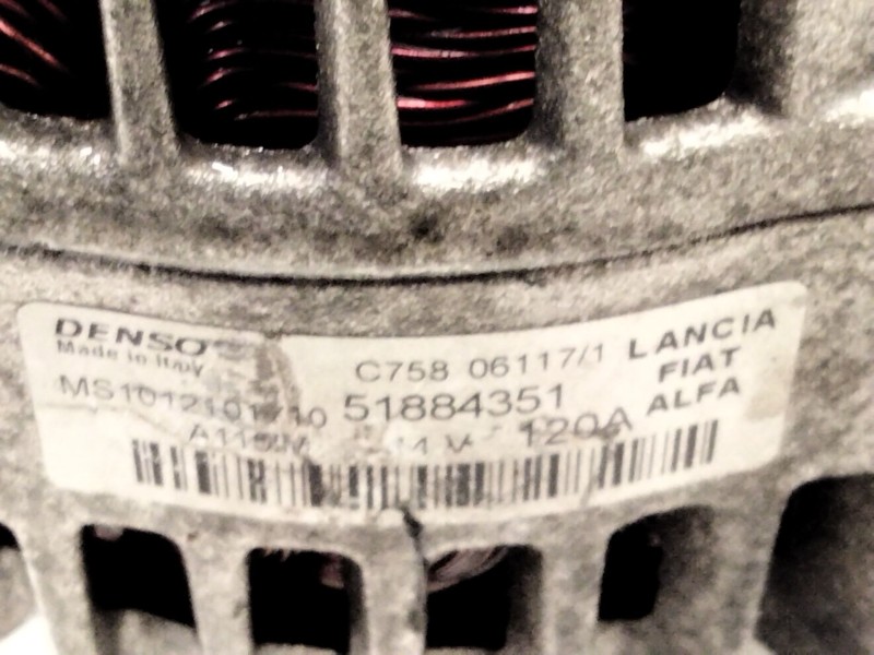 Recambio de alternador para fiat tipo sedán (356_, 357_) 1.6 d (356sxg1b) referencia OEM IAM 51884351  