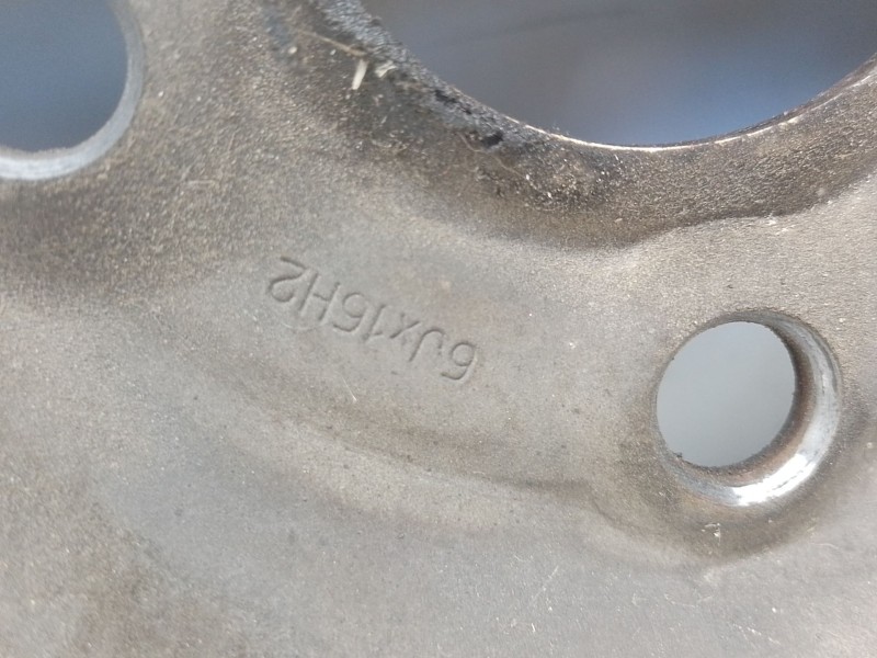 Recambio de llanta hierro para opel vivaro b autobús (x82) 1.6 cdti (06) referencia OEM IAM MWFR  