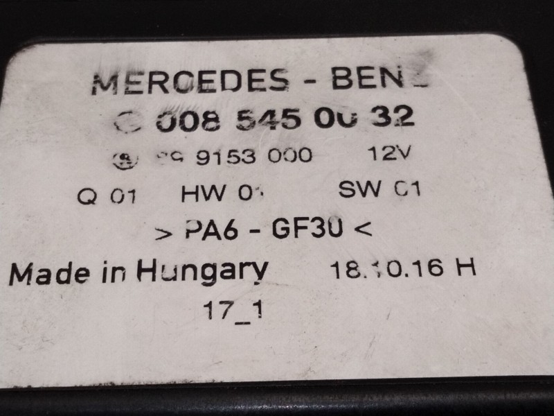 Recambio de pre calentador calefaccion para mercedes-benz clase v (638/2) v 230 td (638.274) referencia OEM IAM 0085450032  