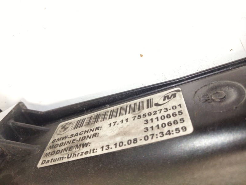 Recambio de radiador agua para bmw 1 (e87) 120 i referencia OEM IAM 7559273  