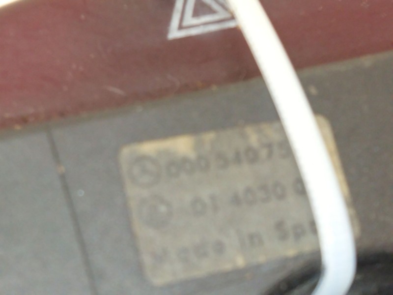 Recambio de mando intermitentes y limpia para mercedes-benz clase v (638/2) v 230 td (638.274) referencia OEM IAM 0005407545  