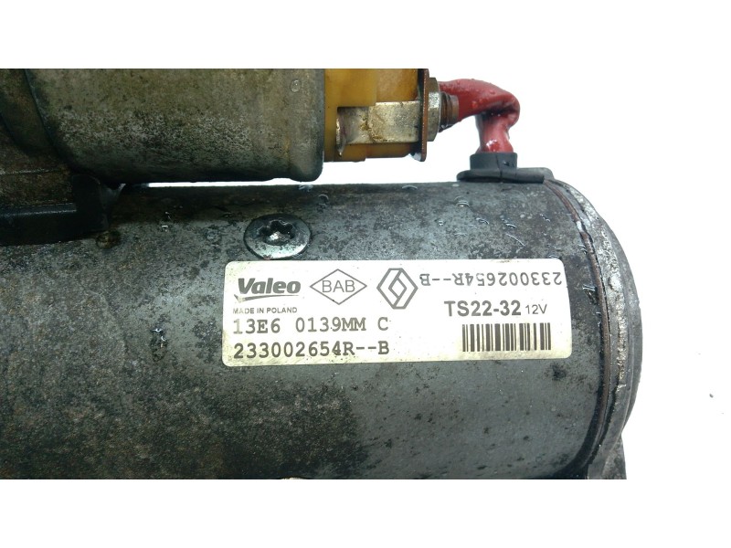 Recambio de motor arranque para renault master iii furgoneta (fv) 2.3 dci 125 fwd (fv0c, fv0d, fv0g, fv0h, fv0j, fv0k) referenci